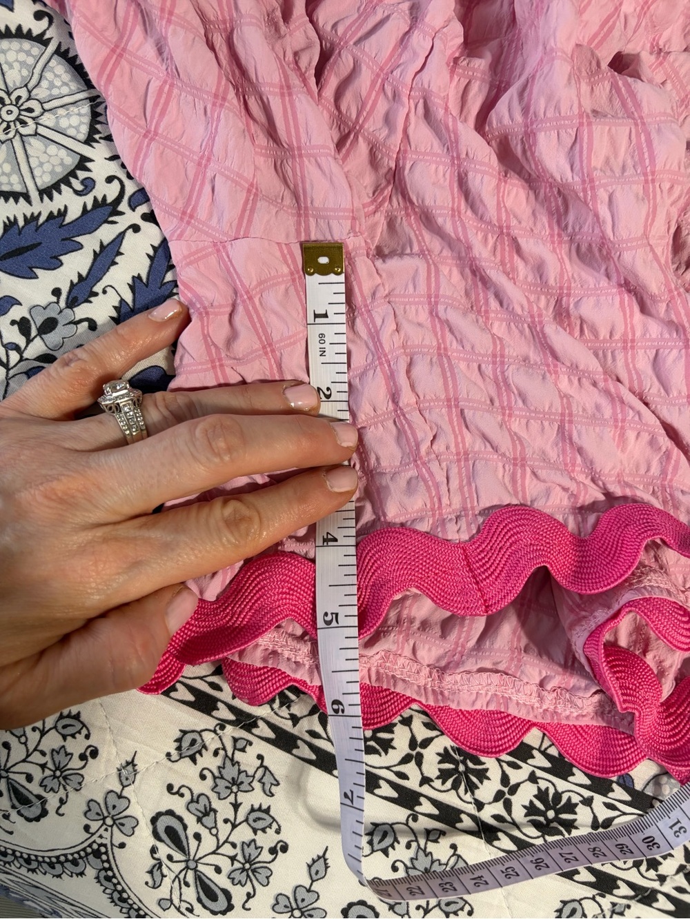EUC Simply Southern Ruffled Two-Piece short set Medium lightweight - Picture 14 of 14